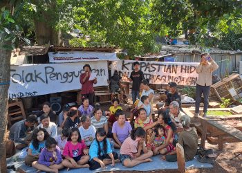 Perjuangan warga Menteng Pulo II menolak penggusuran 
