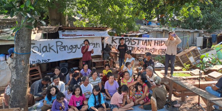 Perjuangan warga Menteng Pulo II menolak penggusuran 