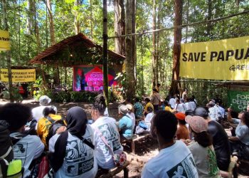 Lewat Forest Defender Camp, Pemuda Adat Bicara Hutan Papua dari Lemba Knasaimos menuju Brasil