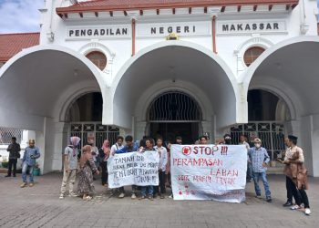 Sengketa Tanah Lakkang Caddi Bergulir di Pengadilan, Warga dan Solidaritas Serukan Tolak Mafia Tanah